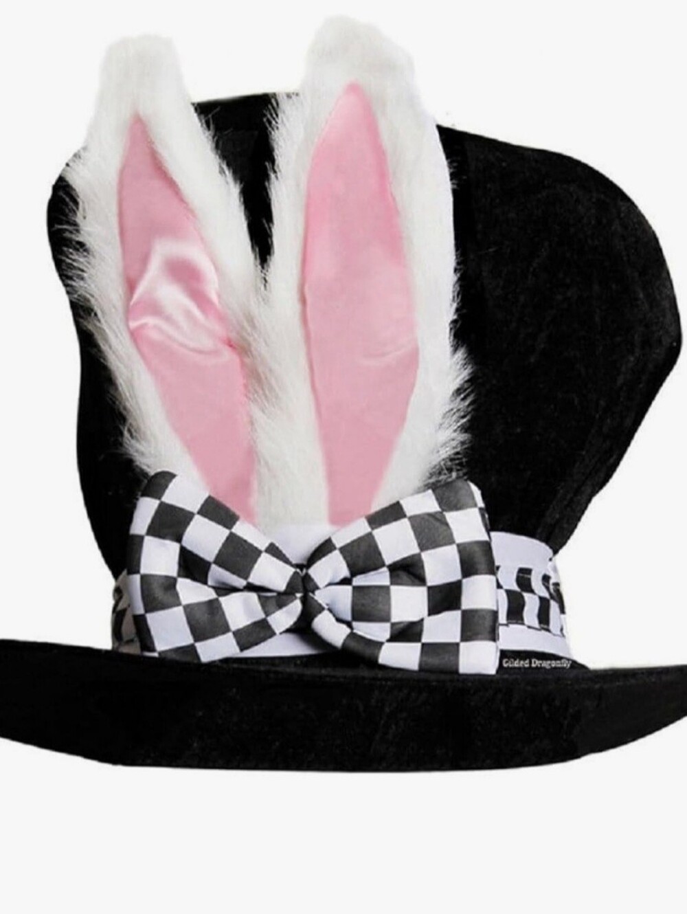 Halloween Bunny Ear Top Hat – Mad Hatter Costume – New